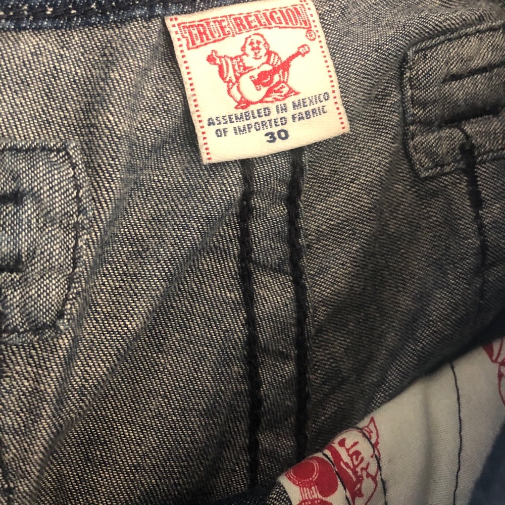 True religion Denim shorts w30